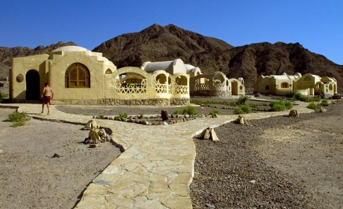 Hassan-Fathy-Häuser in Basata, unsere "Ferienwohnung"